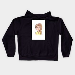 Teen Scene - Flower Girl Kids Hoodie